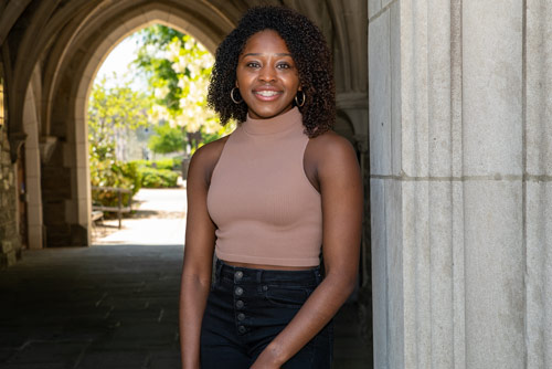 A female MBA student